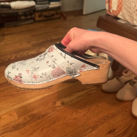 Floral Swedish Clogs - Picture 3 of 3